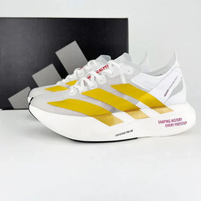 Adizero PRO EVO 1 - Branco/Dourado