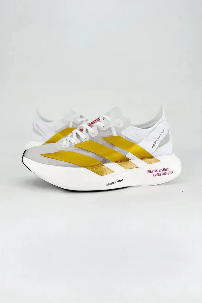 Adizero PRO EVO 1 - Branco/Dourado