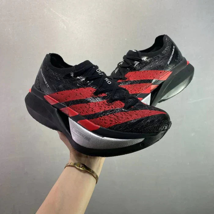 Adizero Prime X 3 Strung - Preto/Vermelho