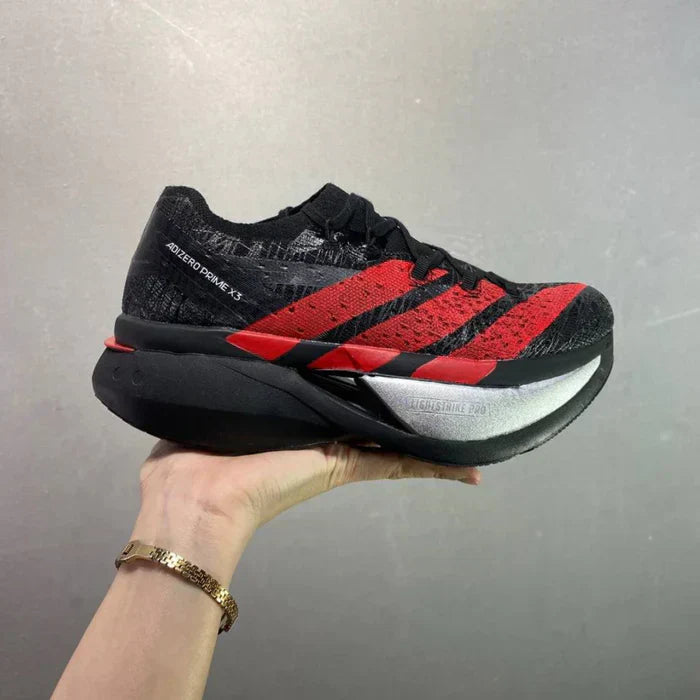 Adizero Prime X 3 Strung - Preto/Vermelho
