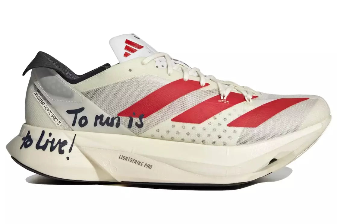 Adizero Adios Pro 3 To run is to Live