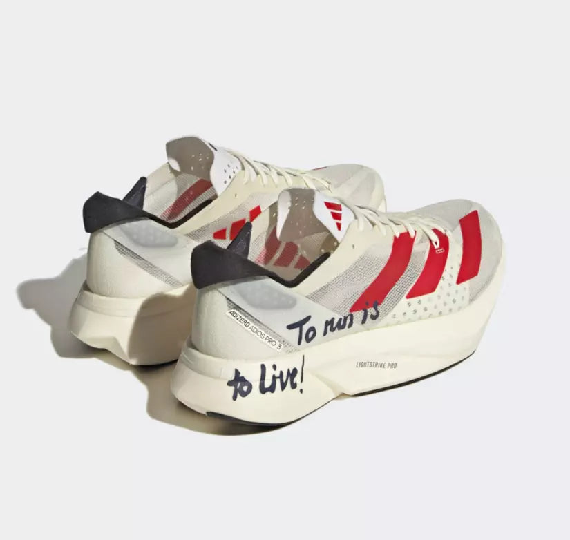 Adizero Adios Pro 3 To run is to Live